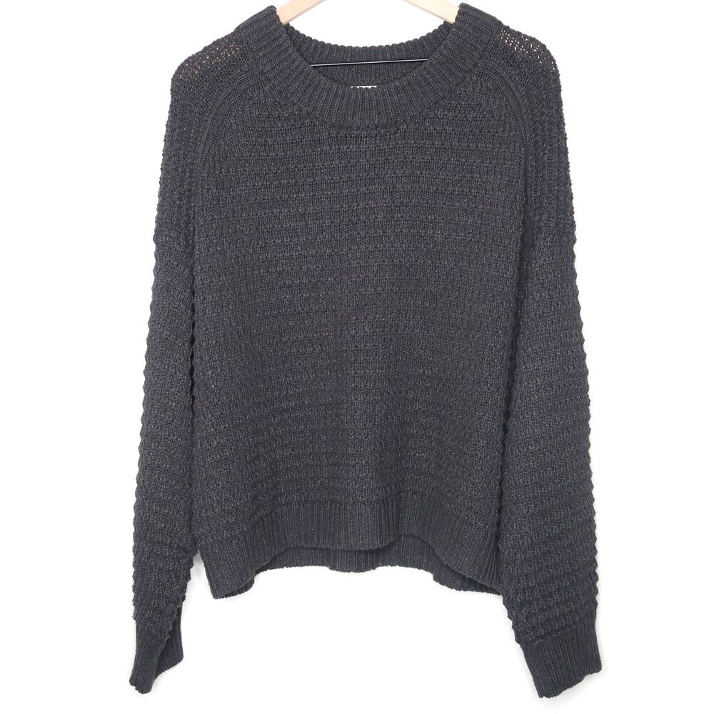 Universal Thread Womens Knit Sweater Size XXL Gray Pullover Crewneck Preppy Boho